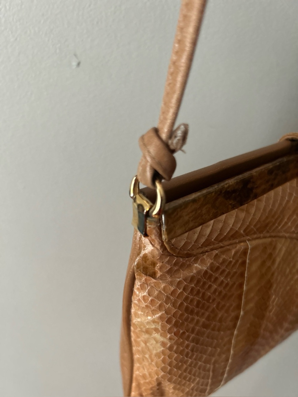 Vintage 70s snakeskin purse - Picture 8 of 16